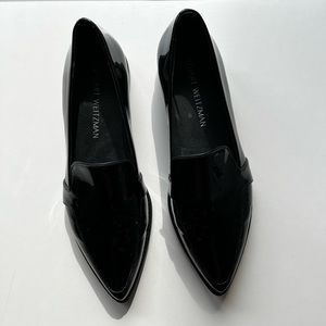 Like New! Stuart Weitzman Pipelopez Patent Leather Loafers